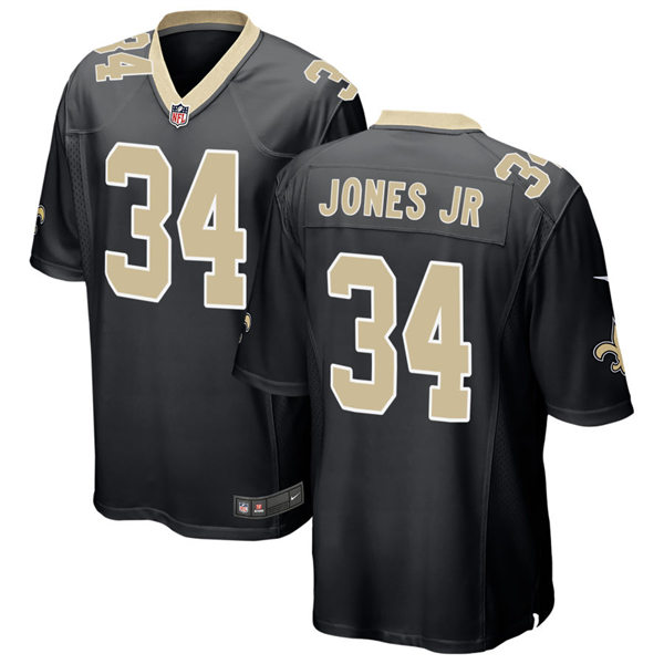 Men's New Orleans Saints #34 Tony Jones Jr. Nike Black Vapor Untouchable Limited Jersey