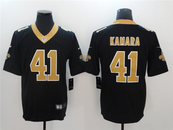 Men's New Orleans Saints #41 Alvin Kamara Black Nike Vapor Untouchable Limited Jersey