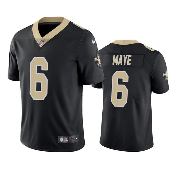 Men's New Orleans Saints #6 Marcus Maye Nike Black Vapor Untouchable Limited Jersey