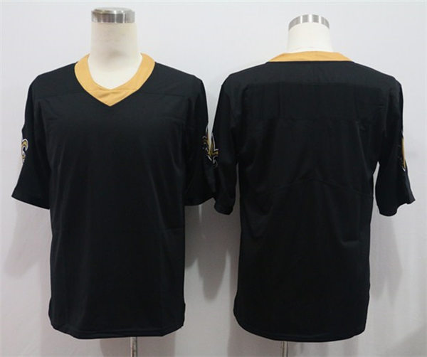 Men's New Orleans Saints Blank Black Nike Vapor Untouchable Team Jersey