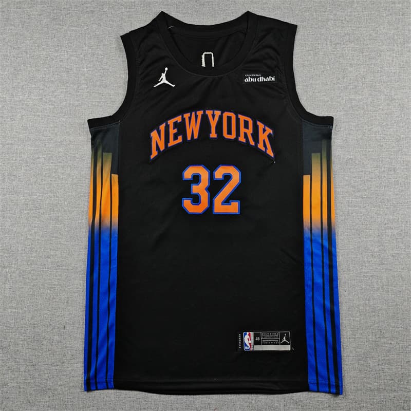 Men's New Yok  Knicks #32 Karl-Anthony Towns   Stitched Basketball Jersey