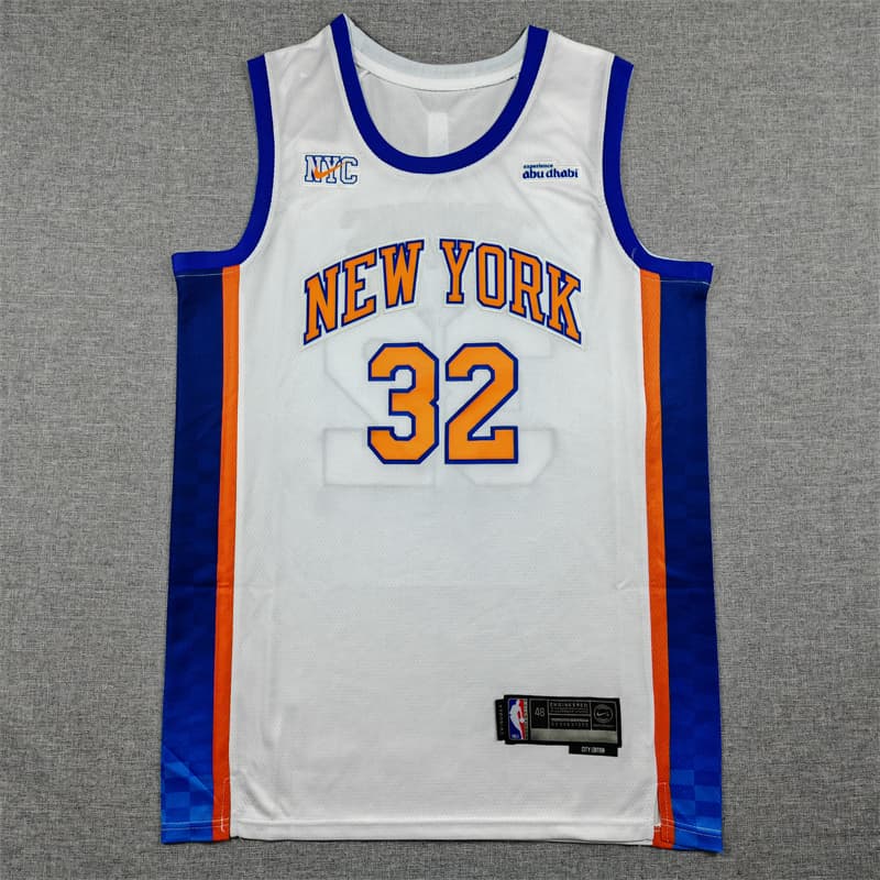 Men's New Yok Knicks #32 Karl-Anthony   Towns   Stitched Basketball Jersey