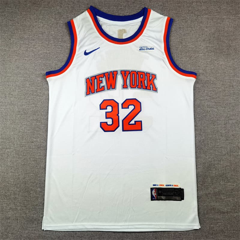 Men's New Yok Knicks #32 Karl-Anthony  Towns   Stitched Basketball Jersey