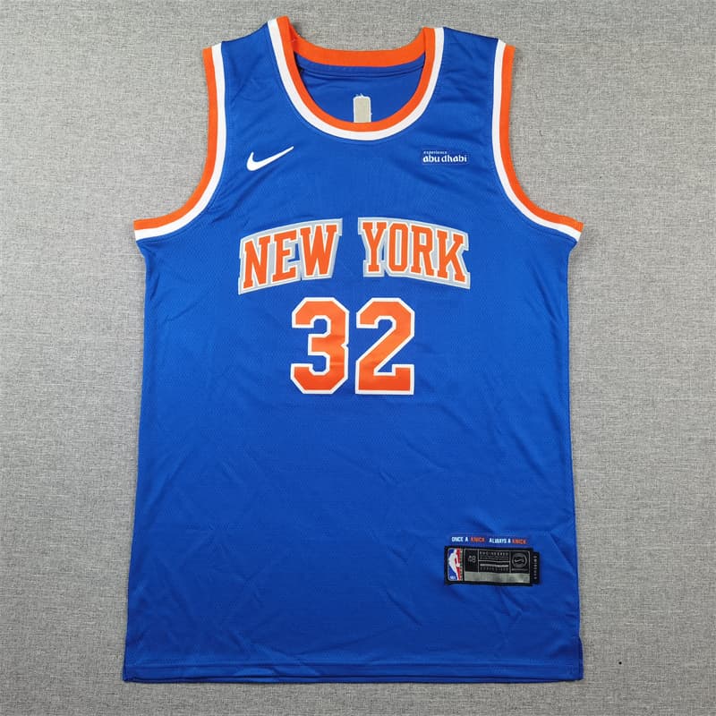 Men's New Yok Knicks #32 Karl-Anthony Towns   Stitched   Basketball Jersey
