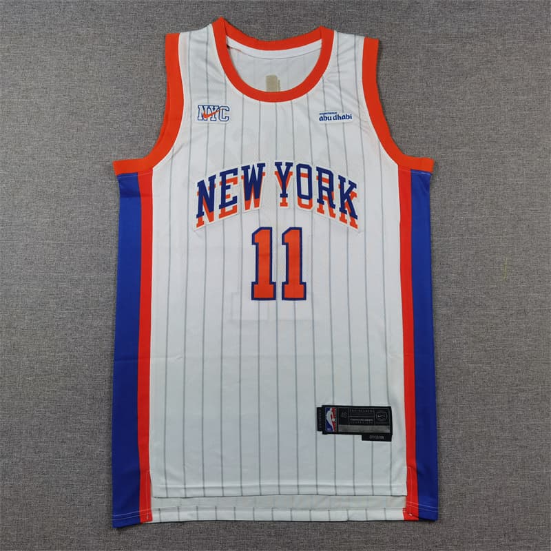 Men's New York  Knicks  Jersey V2 - All Stitched Jalen Brunson 11