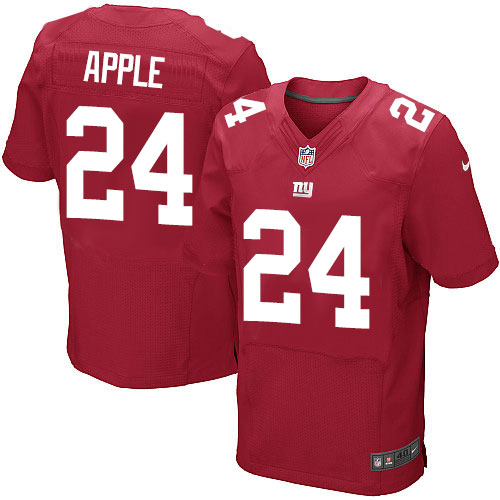 Men's New York Giants #24 Eli Apple Red Alternate Nike Elite Jersey