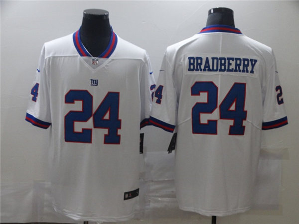Men's New York Giants #24 James Bradberry Nike White Vapor Untouchable Color Rush Limited Player Jersey