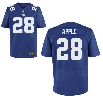 Men's New York Giants #28 Eli Apple Nike White Elite 2016 Draft Pick Jersey