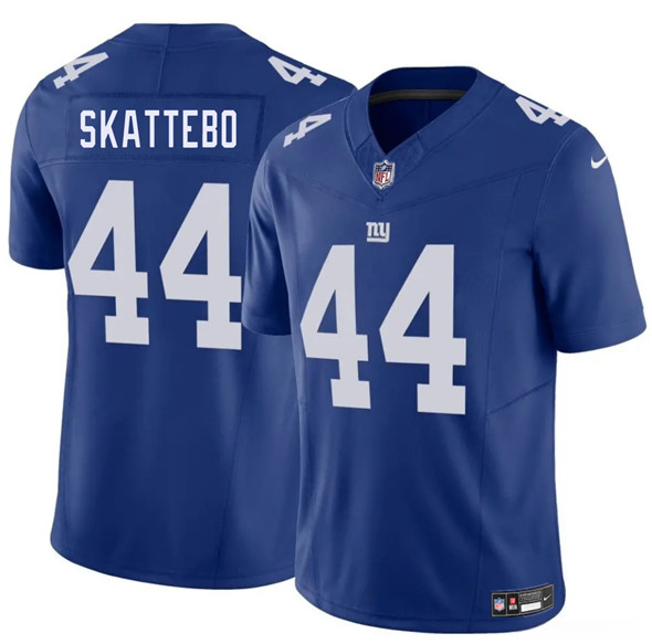 Men's New York Giants #44 Cam Skattebo Blue 2025 Draft F.U.S.E. Vapor Untouchable Limited Football Stitched Jersey