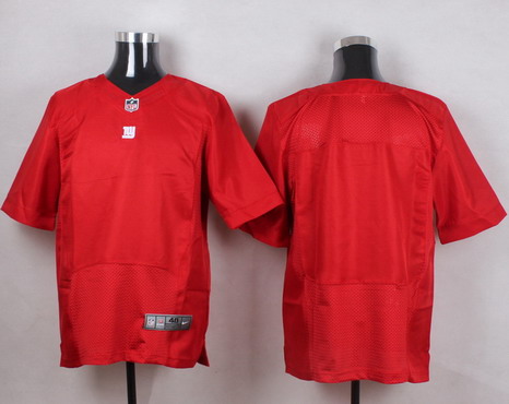 Men's New York Giants Blank Red Alternate NFL Nike Elite Jersey