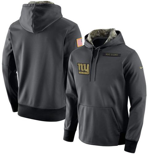 Men's New York Giants Nike Anthracite Salute to Service Player