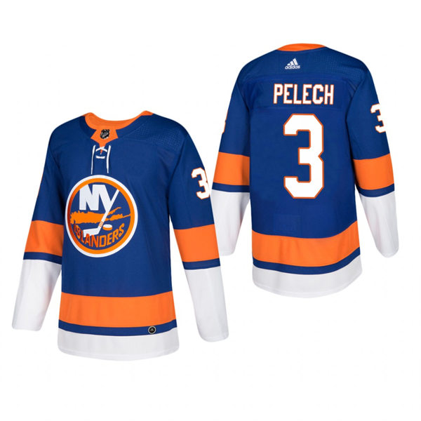 Men's New York Islanders #3 Adam Pelech adidas Home Royal Jersey Stitched