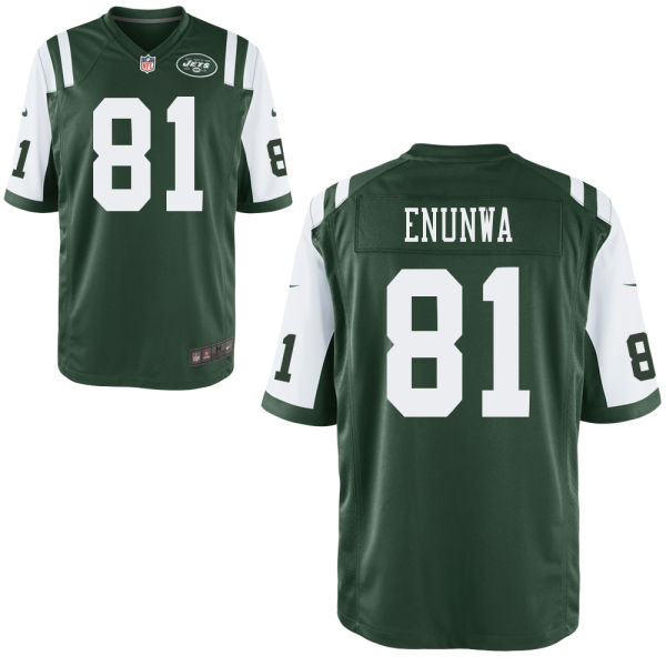 Men's New York Jets # 81 Quincy Enunwa Nike Green Player Elite Jersey
