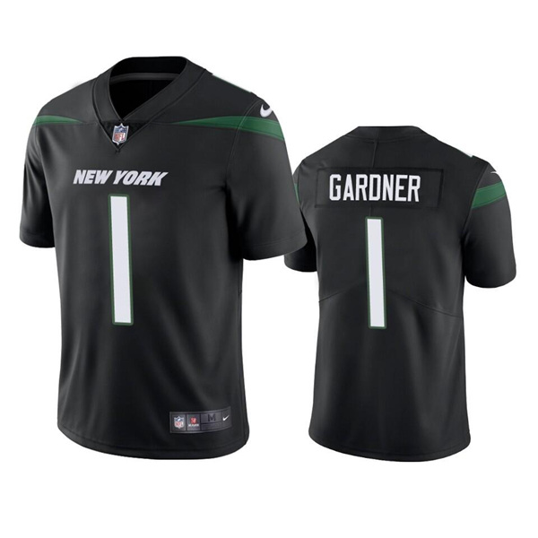 Men's New York Jets #1 Ahmad Gardner 2022 Black Vapor Untouchable Limited 