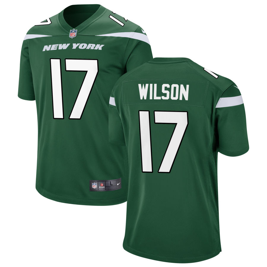 Men's New York Jets #17 Garrett Wilson Nike Gotham Green Vapor Limited Jersey