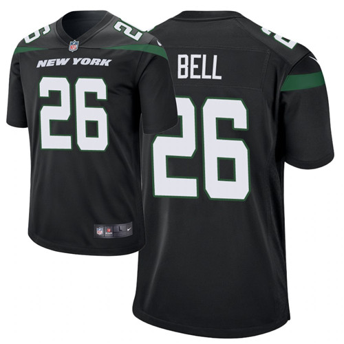 Men's New York Jets #26 Le'Veon Bell black Player Game 