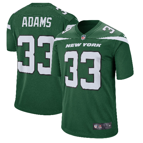 Men's New York Jets #33 Jamal Adams  Green Player Game Jersey 2019