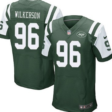 Men's New York Jets #96 Muhammad Wilkerson Green Nik Elite Jersey