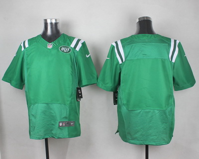 Men's New York Jets Blank Nike Kelly Green Color Rush 2015 NFL Elite Jersey