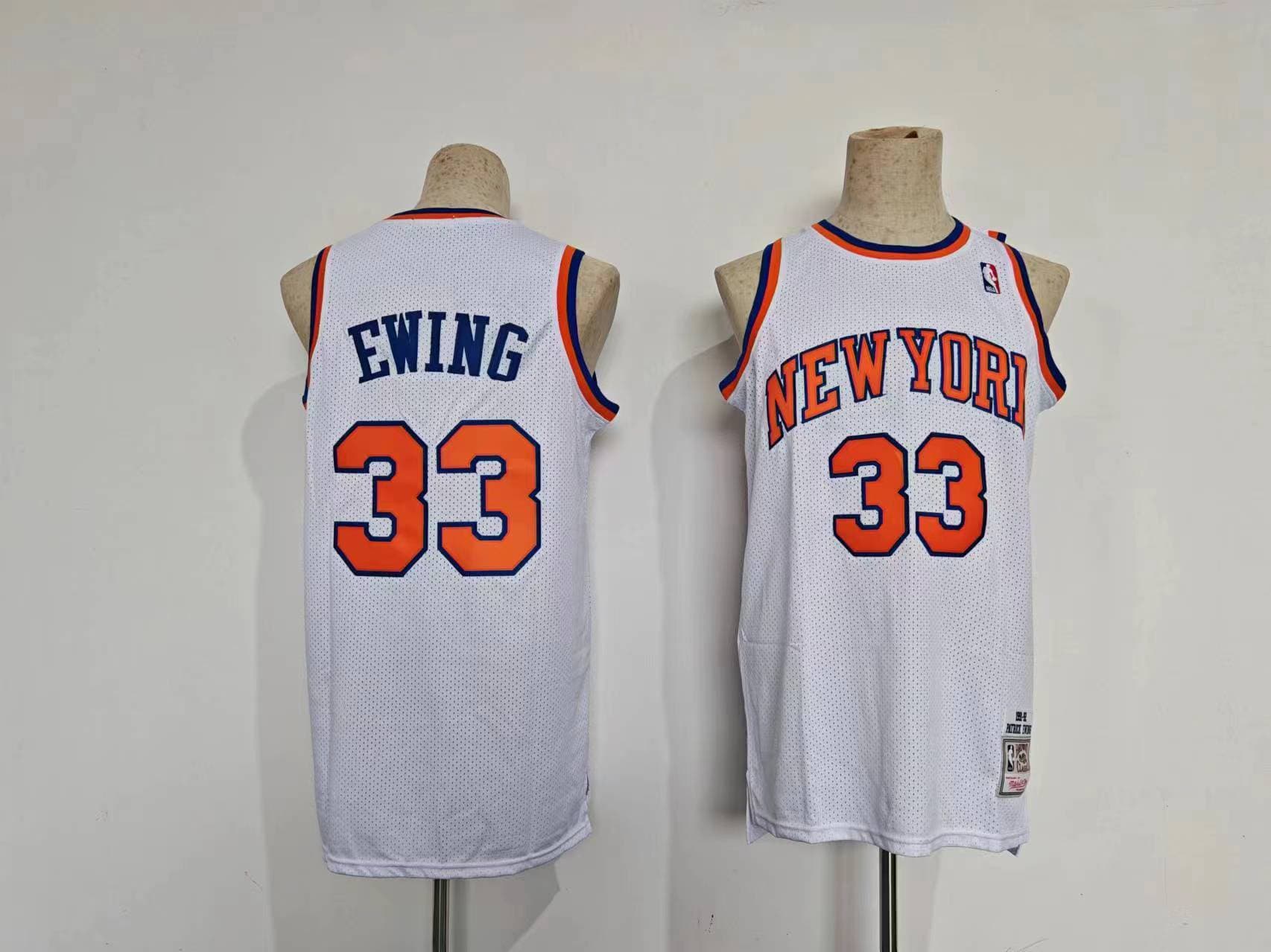 Men's New York Knicks  Jersey - All Stitched Patrick Ewing
