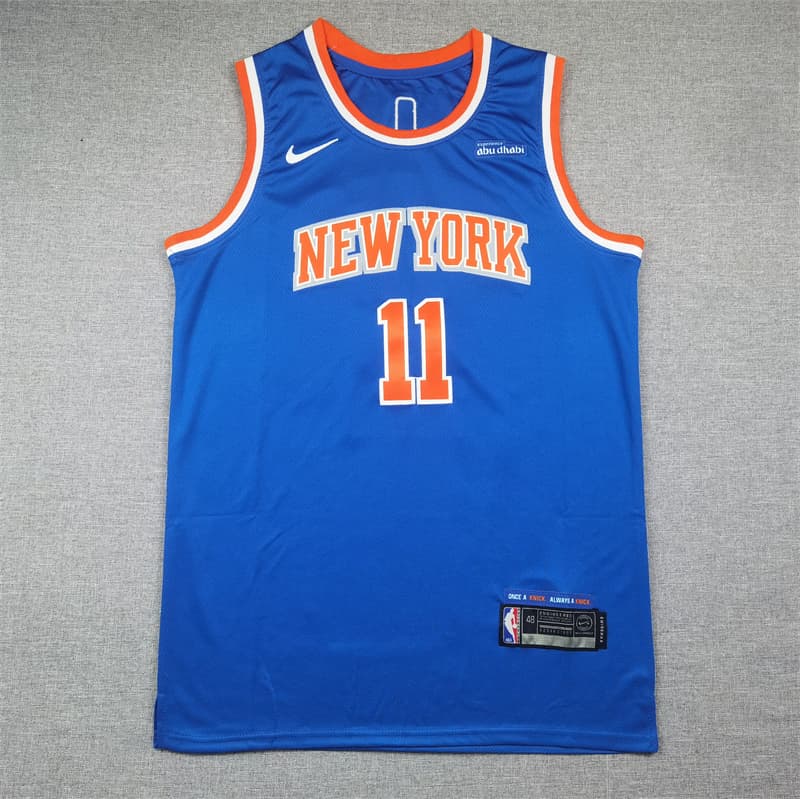 Men's New York Knicks  Jersey V2 - All Stitched Jalen  Brunson 11