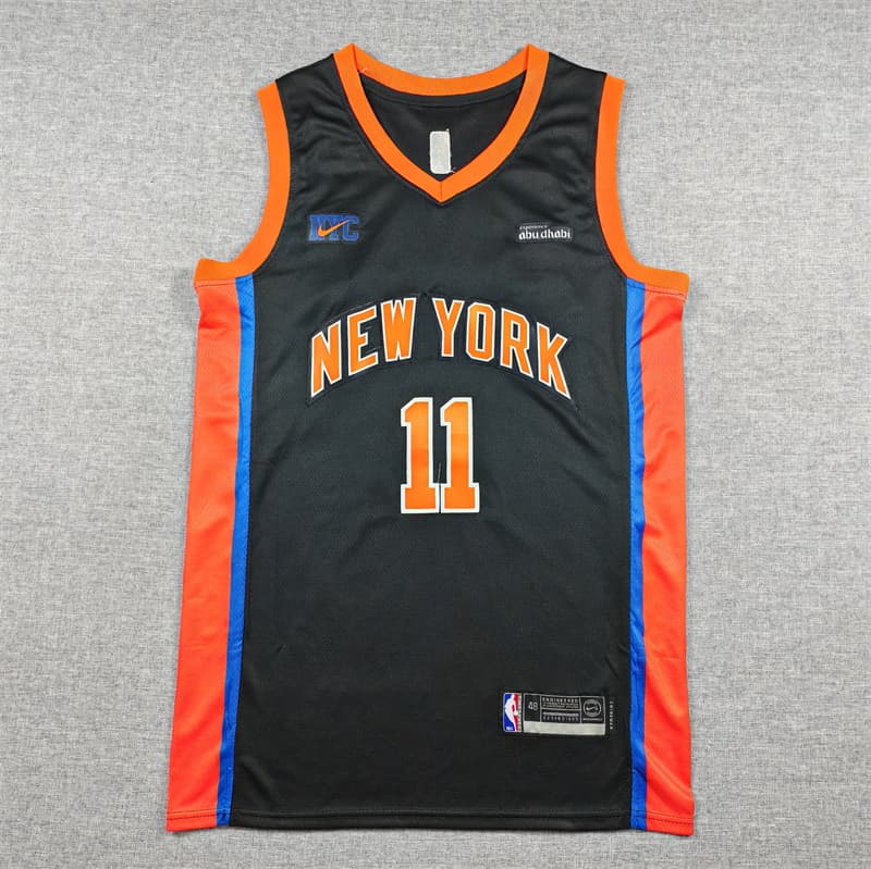 Men's New York Knicks  Jersey V2 - All Stitched Jalen Brunson  11