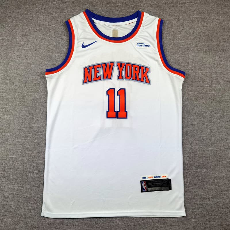 Men's New York Knicks  Jersey V2 - All Stitched Jalen Brunson 11