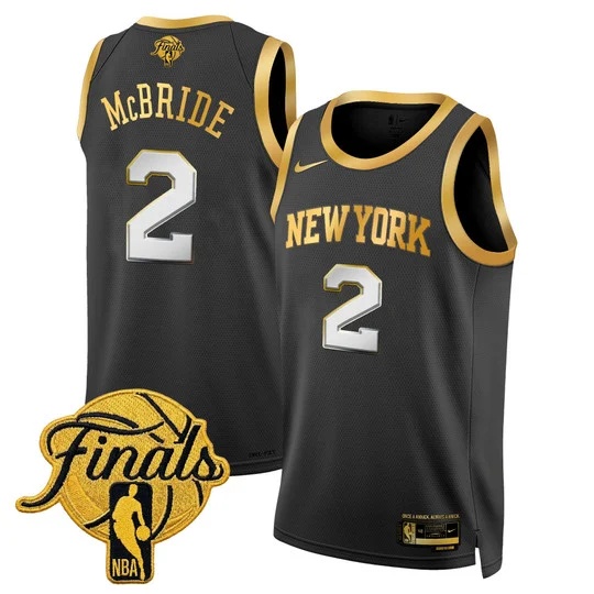 Men's New York Knicks 2026 Finals Swingman Jersey V2 - All Stitched  Miles McBride   2