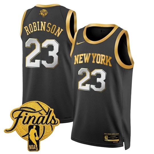 Men's New York Knicks 2026 Finals Swingman Jersey V2 - All Stitched  Mitchell Robinson   23