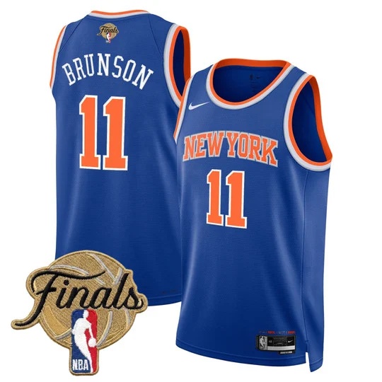 Men's New York Knicks 2026 Finals Swingman Jersey V2 - All Stitched Jalen Brunson11