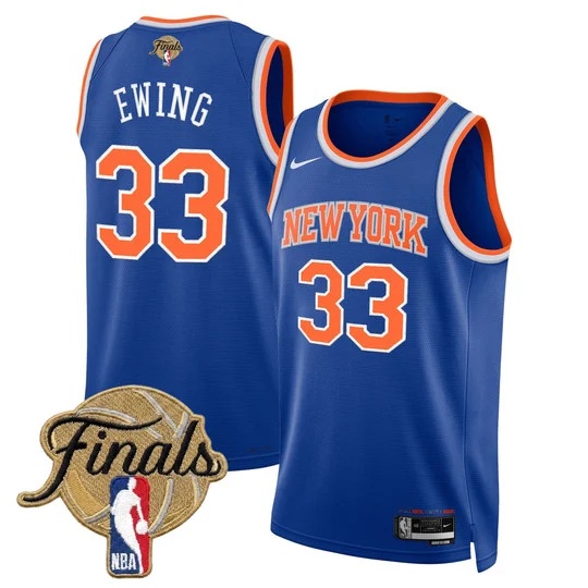 Men's New York Knicks 2026 Finals Swingman Jersey V2 - All Stitched Patrick Ewing33