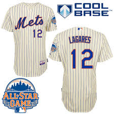 Men's New York Mets #12 Roberto Alomar Majestic Cream Pinstripe Cool Base Baseball Jersey