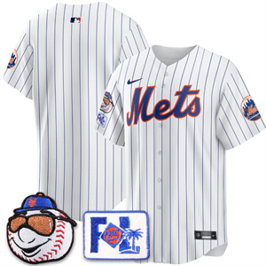 Men's New York Mets 2025 Spring Training Jersey - All Stitched White Team