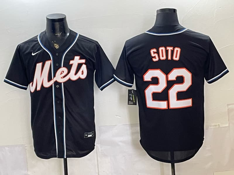 Men's New York Mets 22# Juan Soto Nike Royal Alternate  Limited Player Jersey
