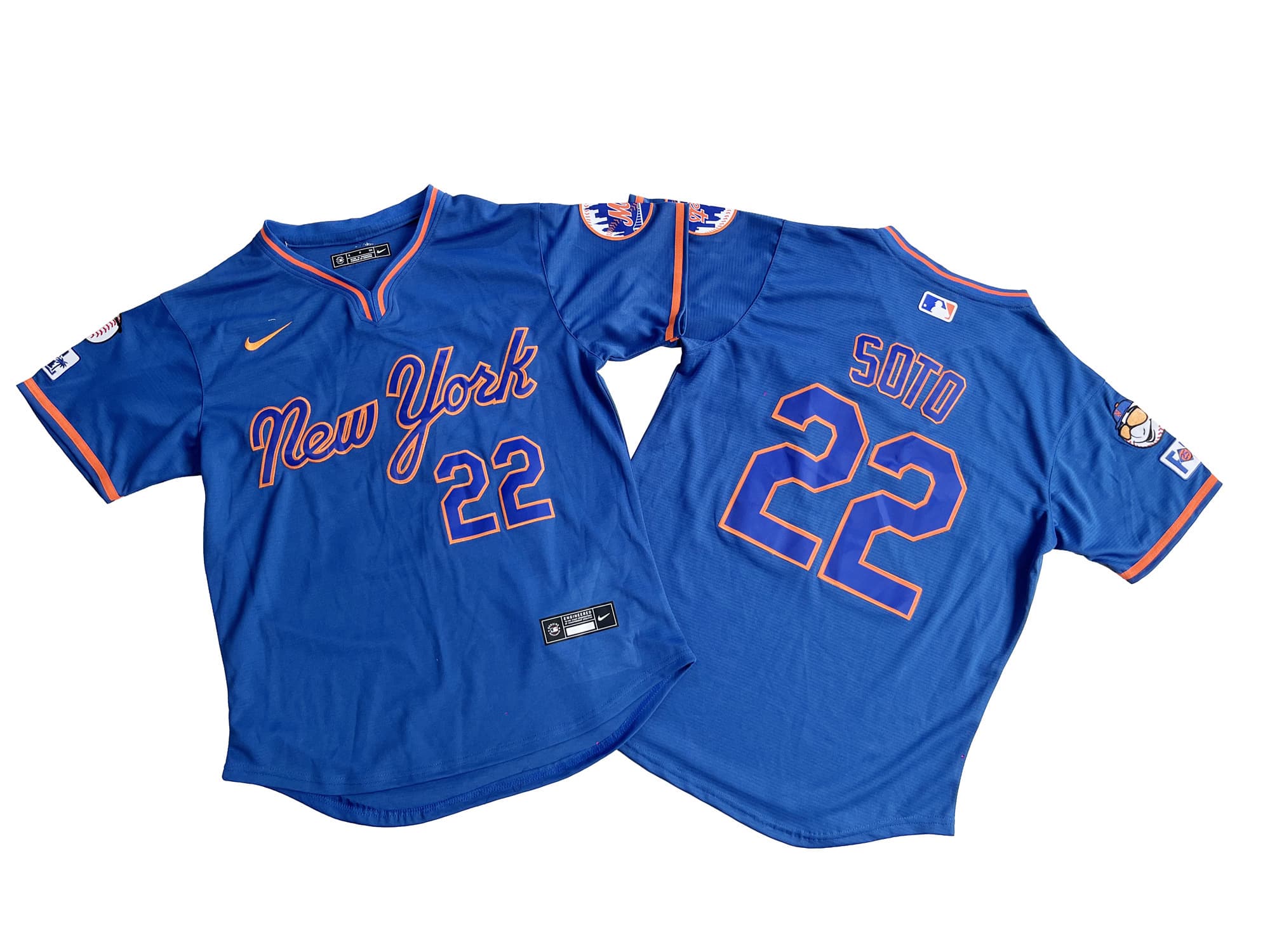 Men's New York Mets 22# Juan Soto Nike Royal Alternate Limited Player  Jersey
