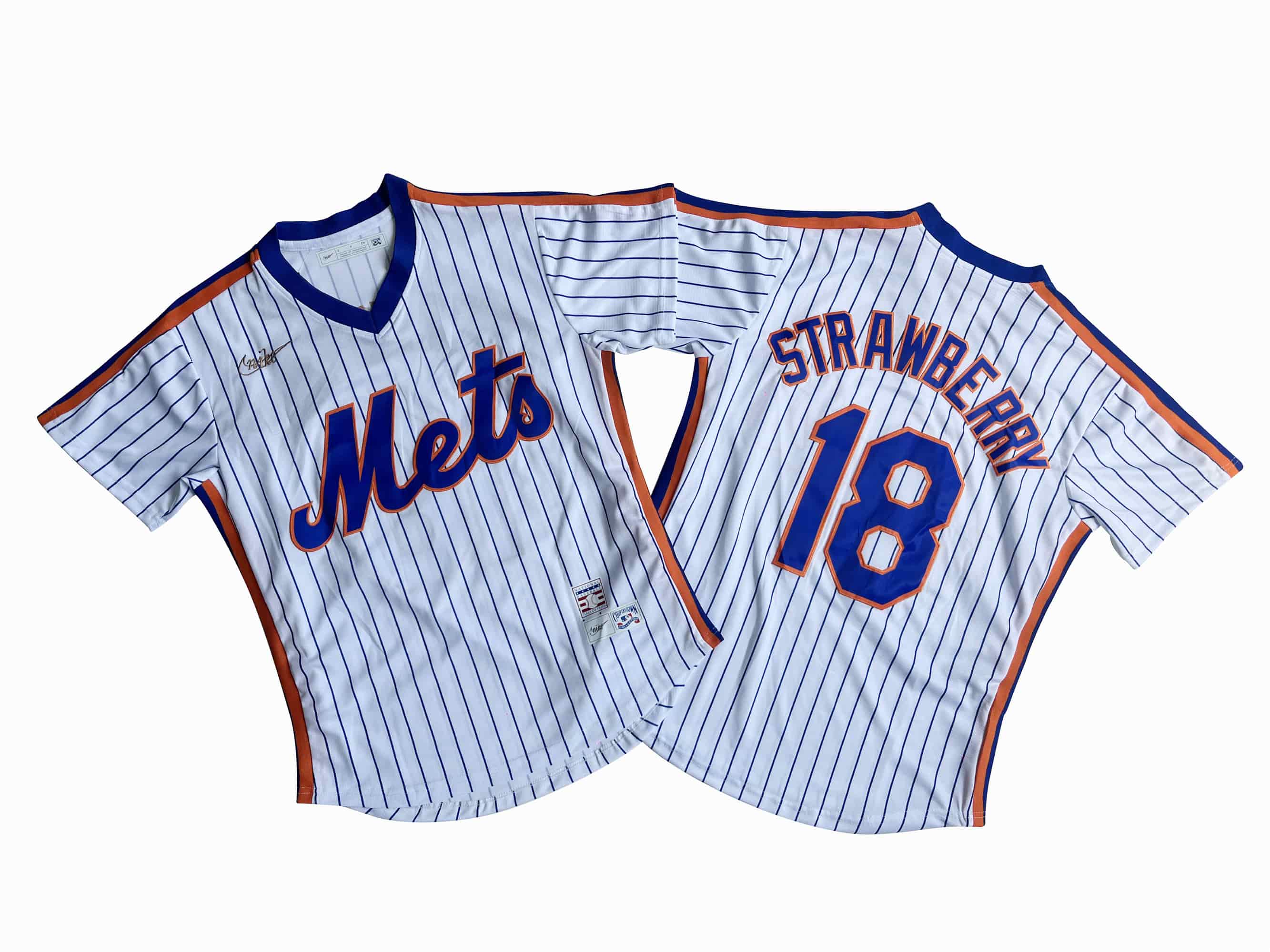 Men's New York Mets Darryl Strawberry Nike White Home Cooperstown Collection Player Jersey