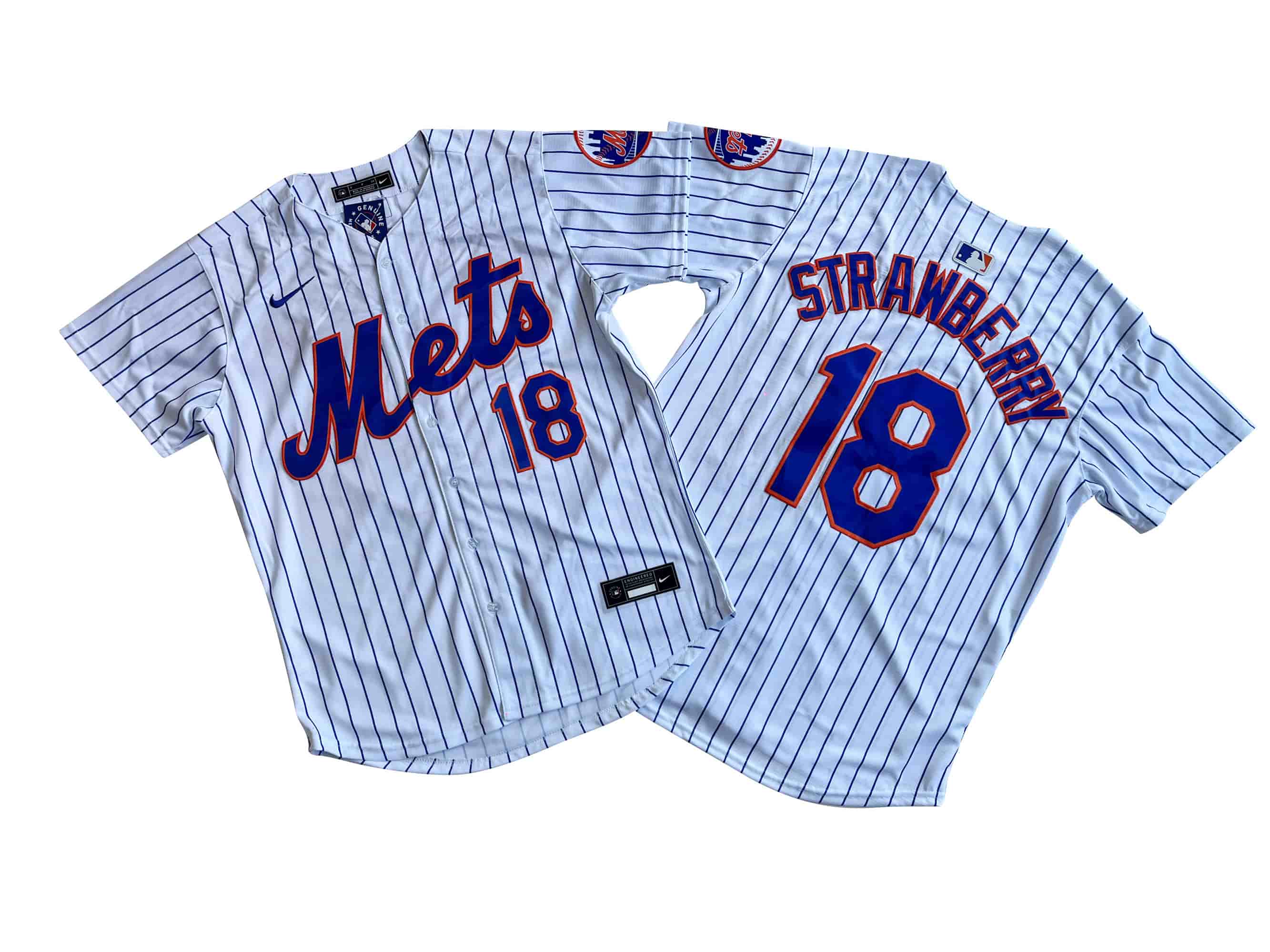 Men's New York Mets Darryl Strawberry Nike White Home Limited Player Jersey