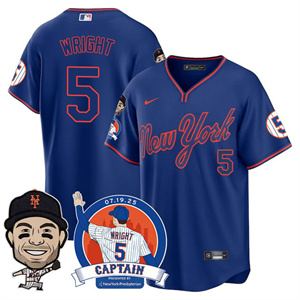 Men's New York Mets David Wright Mets Legend Jersey V2 - All Stitched David Wright    #5