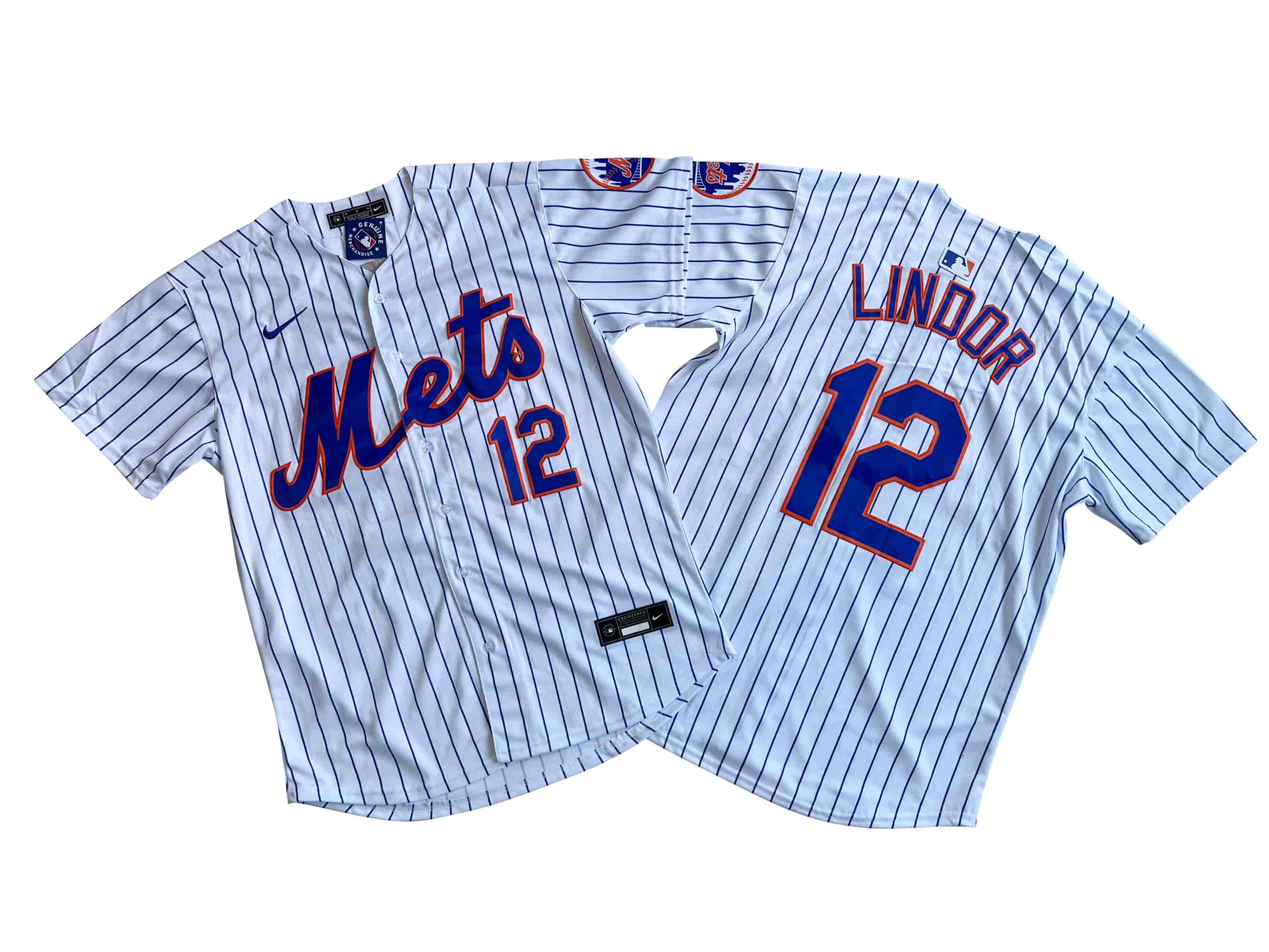 Men's New York Mets Francisco Lindor Nike White Home Limited Player Jersey
