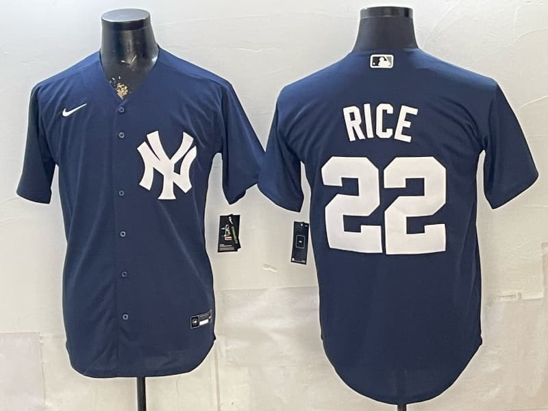 Men's New York Yankees  22 RICE  Nike Jersey