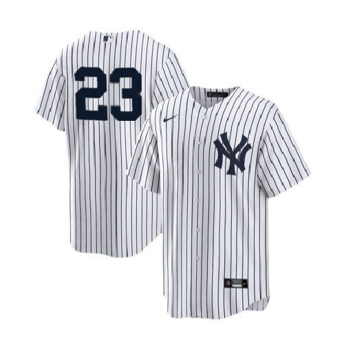 Men's New York Yankees #23 Don Mattingly White Cool Base Stitched Baseball Jersey
