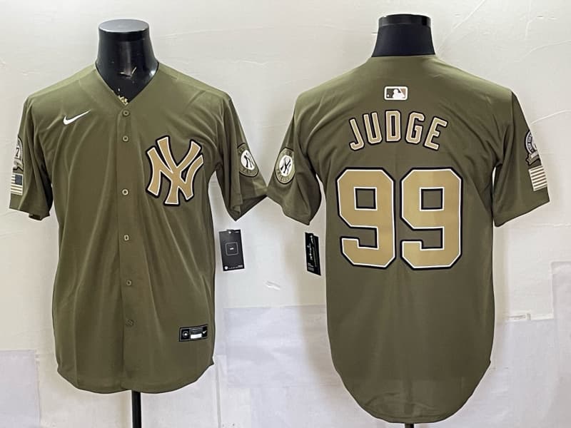Men's New York Yankees 99# Aaron Judge Nike Jersey