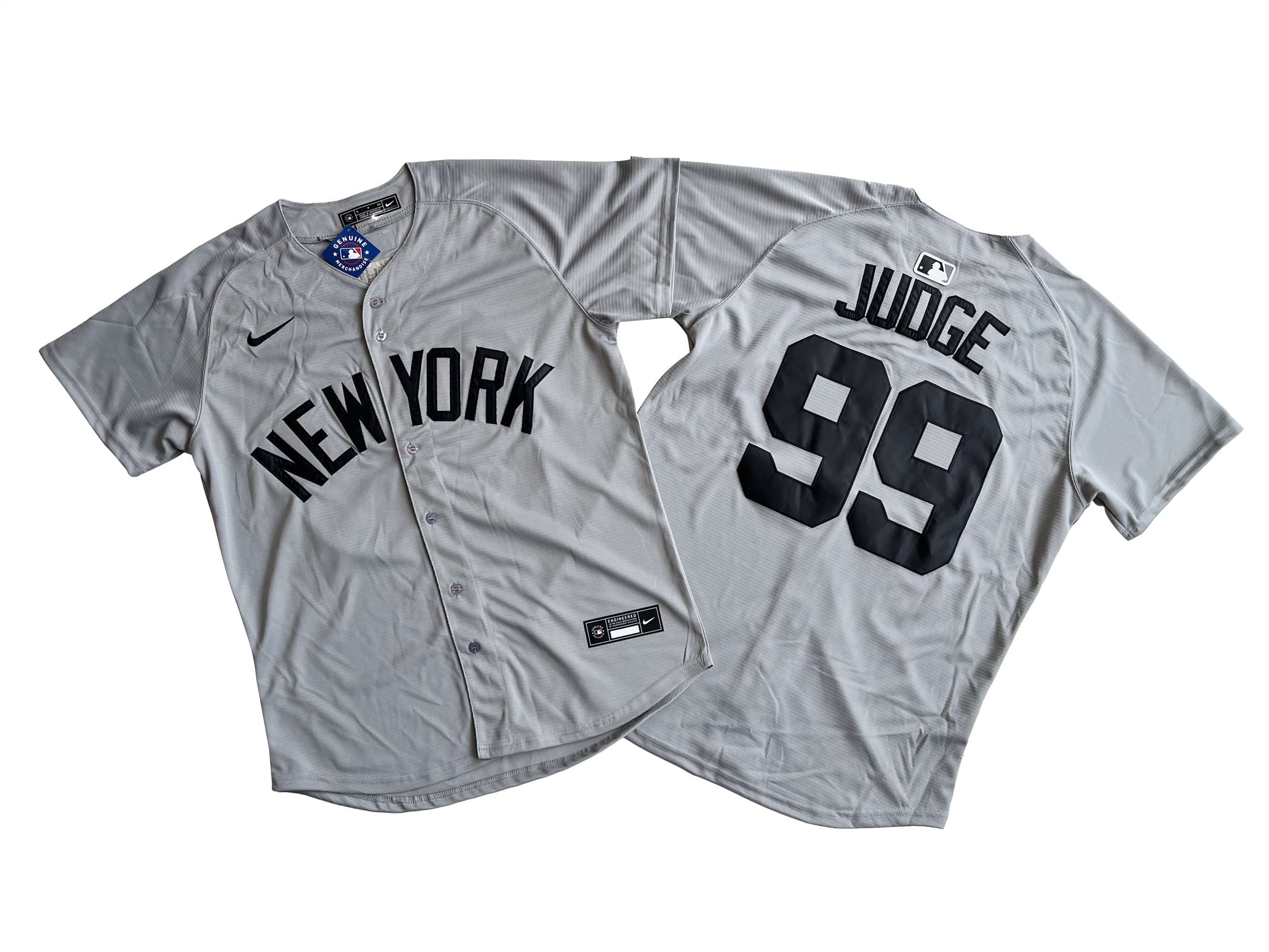Men's New York Yankees Aaron Judge Nike Gray Away Limited Player  Jersey