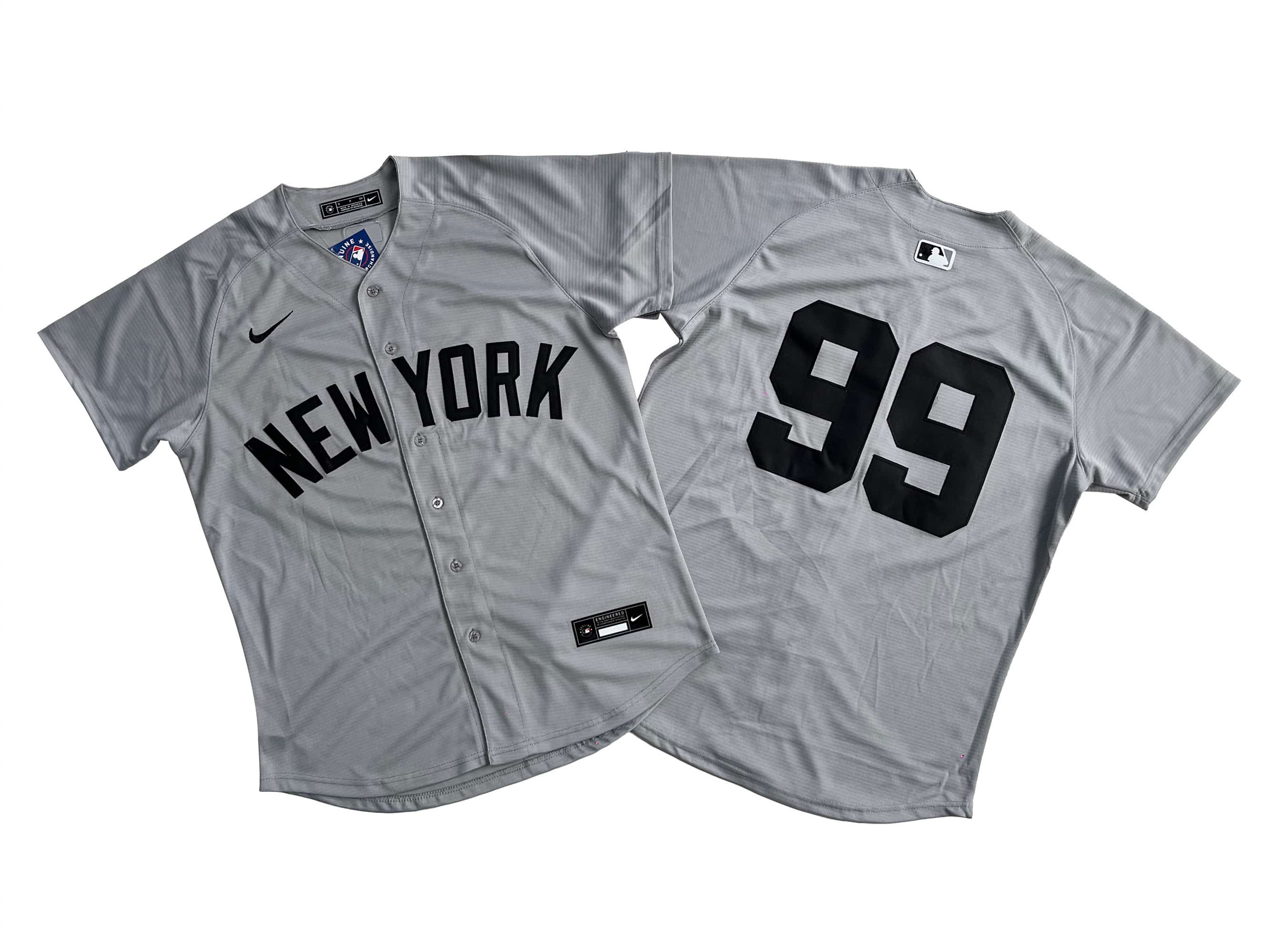 Men's New York Yankees Aaron Judge Nike Gray Away Limited Player Jersey