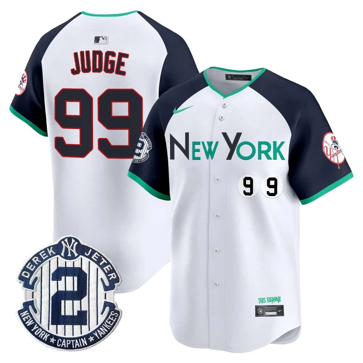 Men's New York Yankees City Connect Vapor Premier Limited Jersey - All Stitched Aaron Judge   99