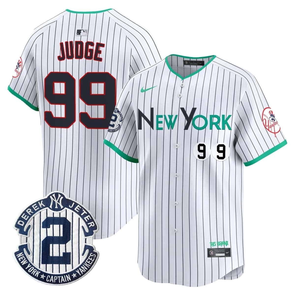 Men's New York Yankees City Connect Vapor Premier Limited Jersey - All Stitched Aaron Judge 99