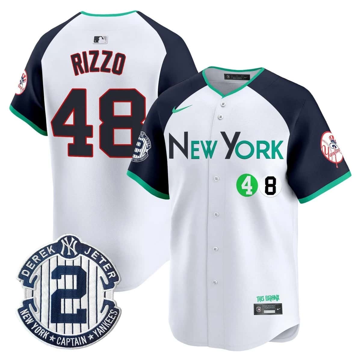 Men's New York Yankees City Connect Vapor Premier Limited Jersey - All Stitched Anthony Rizzo    48