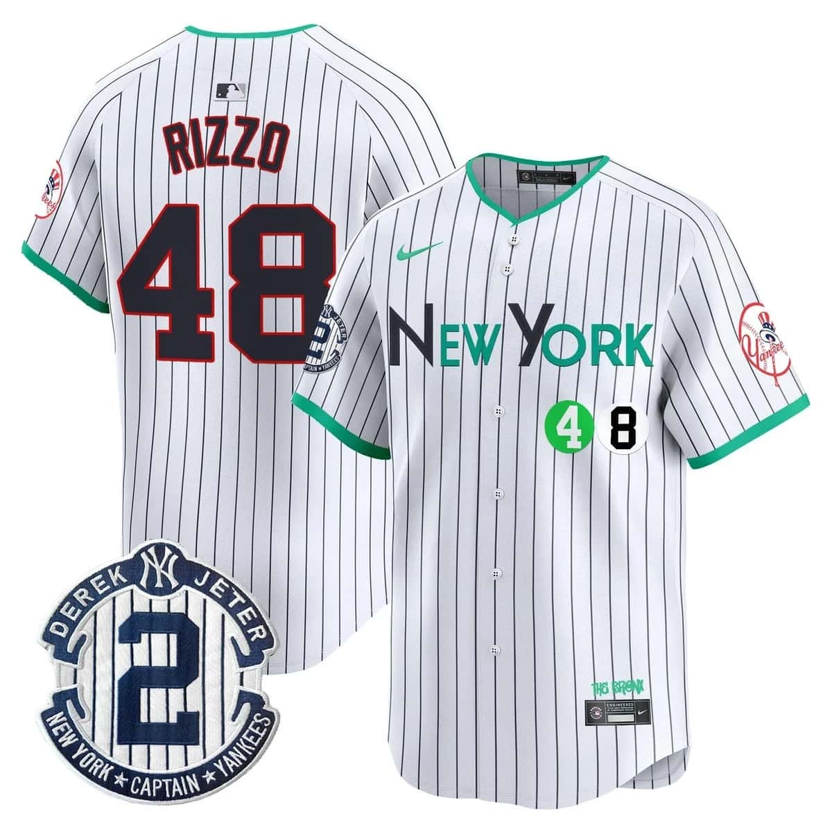 Men's New York Yankees City Connect Vapor Premier Limited Jersey - All Stitched Anthony Rizzo  48