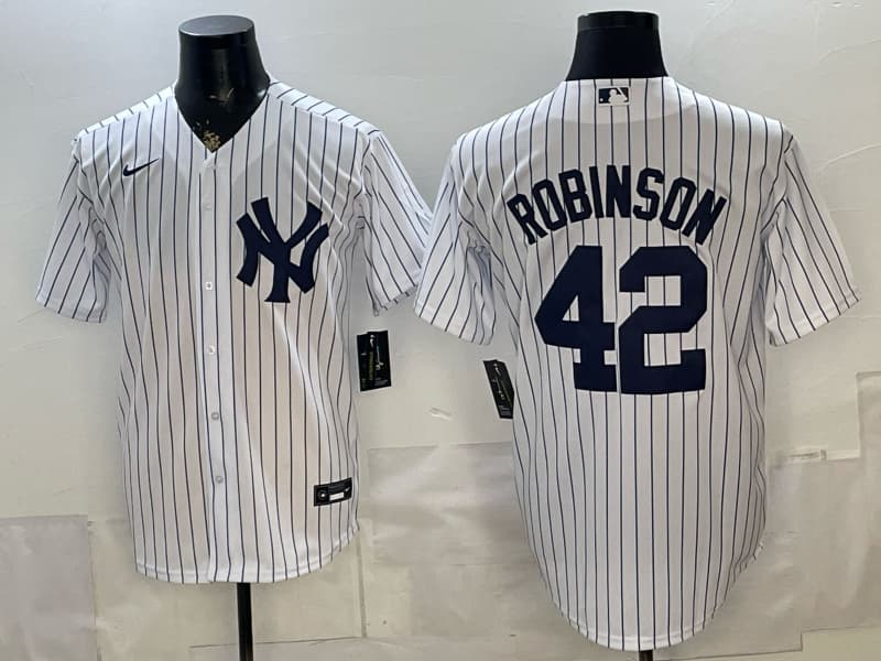 Men's New York Yankees Nike Navy Jersey   42 ROBINSON