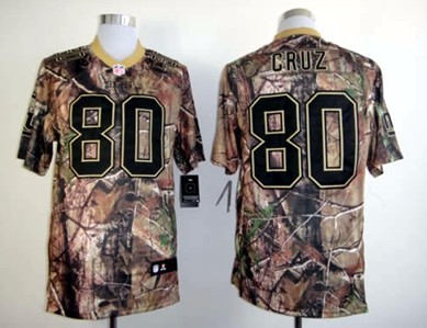 Men's Nik Elite Jersey New York Giants #80 Victor Cruz Camo